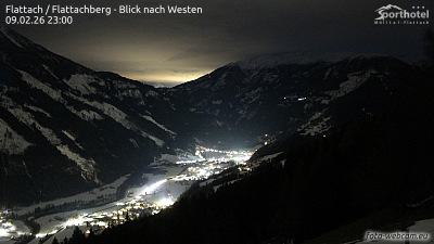 Flattach West webcam (AT) - Flattach / Flattachberg - Blick nach Westen
   