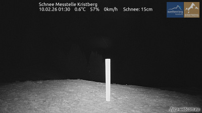 Kristberg webcam (AT) - Schnee Messtelle Kristberg
   