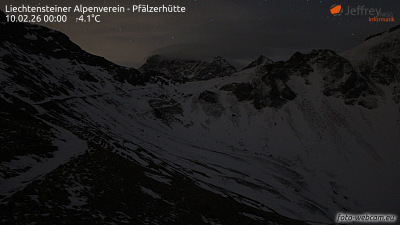 Pfälzerhütte webcam (LI) - Liechtensteiner Alpenverein - Pfälzerhütte
   